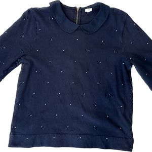 Preppy J. Crew top 100% cotton